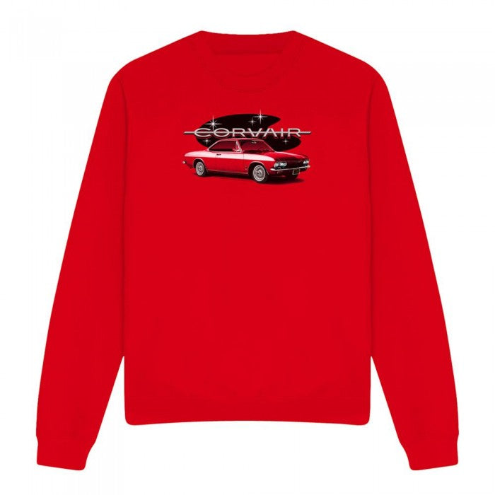 Front - Chevrolet Unisex Adult 65 Corvair Mona Spyda Coupe Sweatshirt