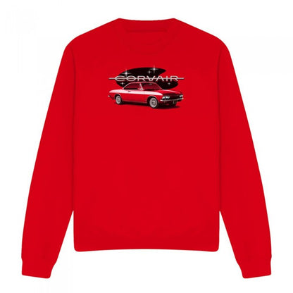 Front - Chevrolet Unisex Adult 65 Corvair Mona Spyda Coupe Sweatshirt