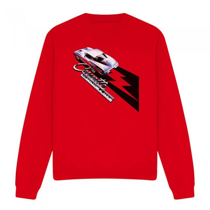 Front - Chevrolet Unisex Adult Split Window Sting Ray Sweatshirt