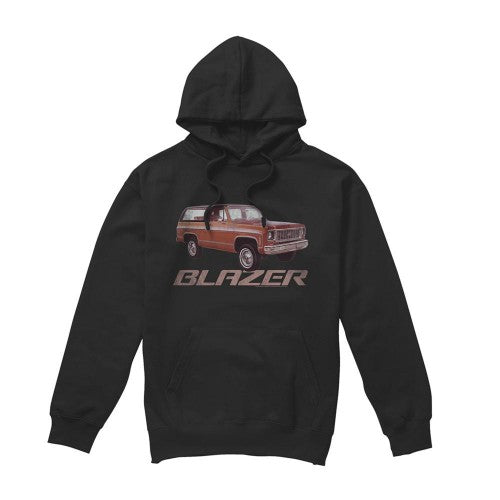 Front - Chevrolet Unisex Adult Blazer Retro Hoodie