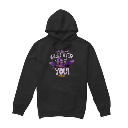 Front - Fraggle Rock Unisex Adult The Great Glitterini Glitter  And Be You Hoodie