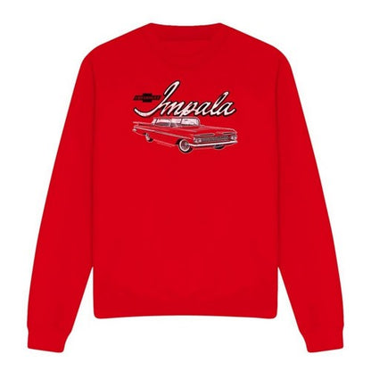 Front - Chevrolet Unisex Adult Classic Impala Sweatshirt