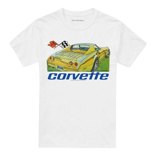 Front - Chevrolet Unisex Adult Corvette 74 T-Shirt