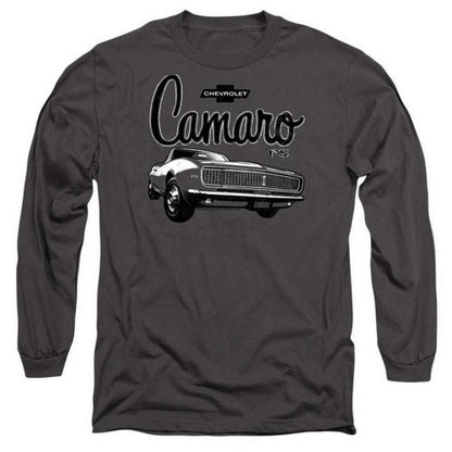 Front - Chevrolet Unisex Adult Script Car Long-Sleeved T-Shirt