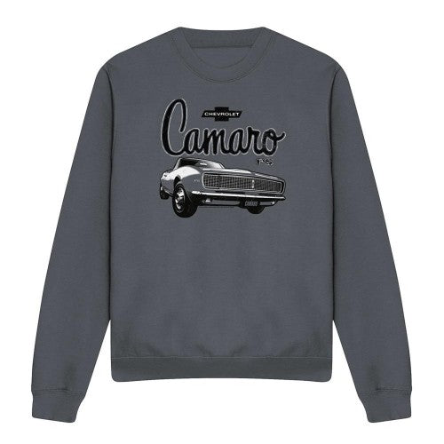 Front - Chevrolet Unisex Adult Script Car Heather Sweatshirt