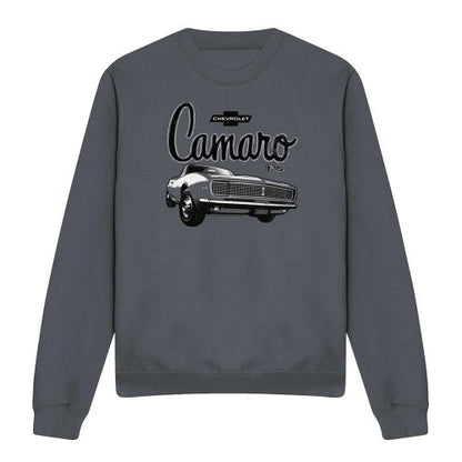 Front - Chevrolet Unisex Adult Script Car Heather Sweatshirt