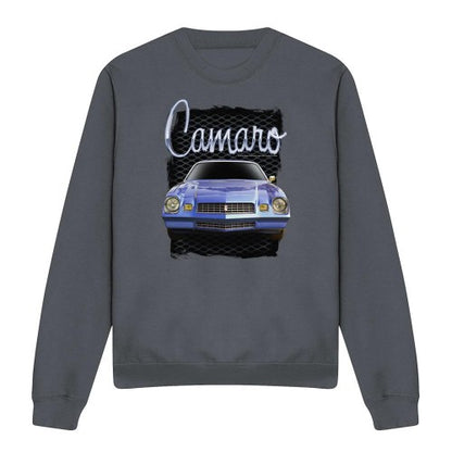 Front - Chevrolet Unisex Adult Yellow Camaro Heather Sweatshirt