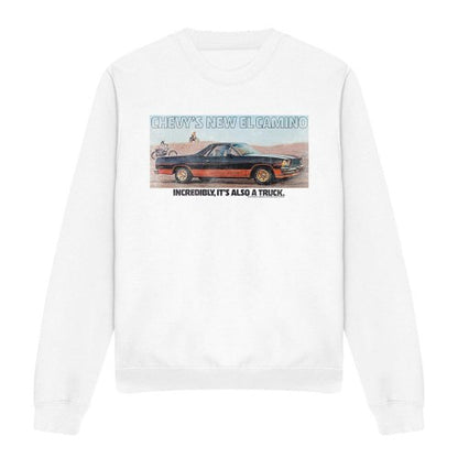Front - Chevrolet Unisex Adult El Camino Sweatshirt