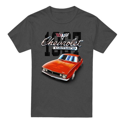 Front - Chevrolet Unisex Adult Camaro Classic Heather T-Shirt