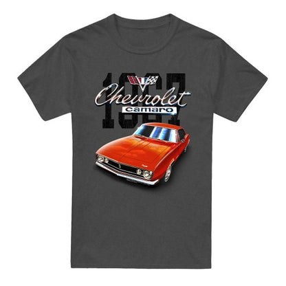 Front - Chevrolet Unisex Adult Camaro Classic Heather T-Shirt