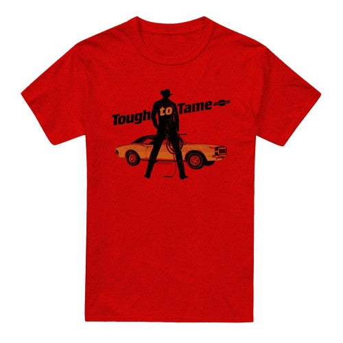 Front - Chevrolet Unisex Adult Tough To Tame Heather T-Shirt