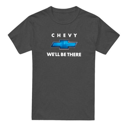 Front - Chevrolet Unisex Adult Well Be There Heather T-Shirt