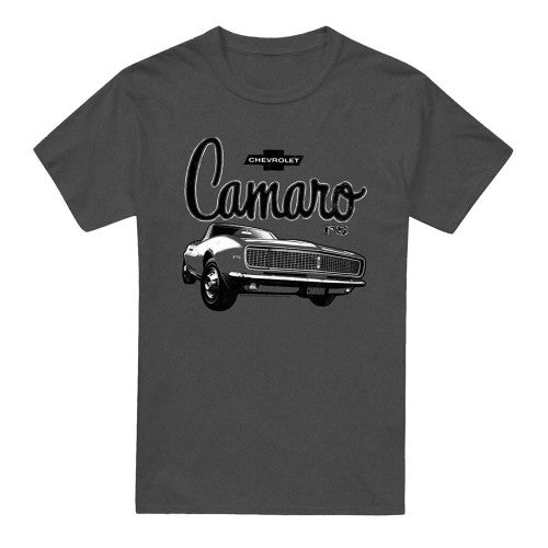Front - Chevrolet Unisex Adult Script Car Heather T-Shirt