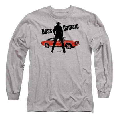 Front - Chevrolet Unisex Adult Boss Camaro Long-Sleeved T-Shirt