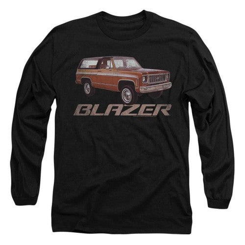 Front - Chevrolet Unisex Adult Blazer Retro Long-Sleeved T-Shirt