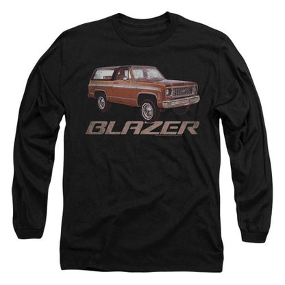 Front - Chevrolet Unisex Adult Blazer Retro Long-Sleeved T-Shirt