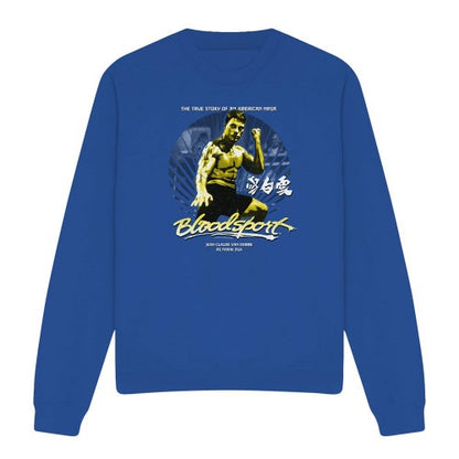 Front - Bloodsport Unisex Adult American Ninja Sweatshirt