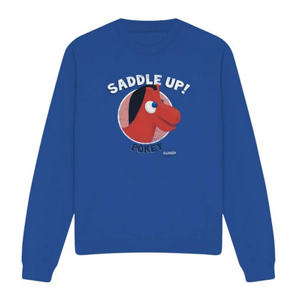 Front - Gumby Unisex Adult Saddle Up Sweatshirt