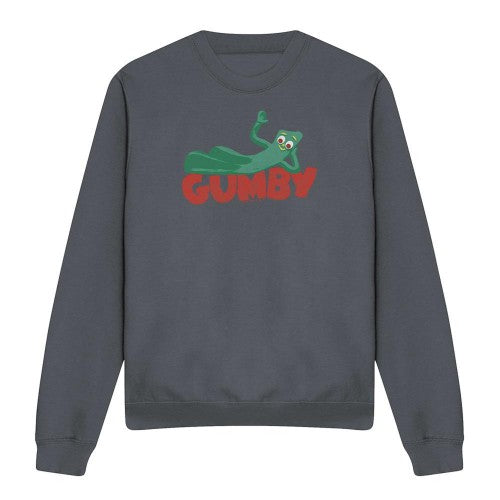 Front - Gumby Unisex Adult On Logo Sweatshirt