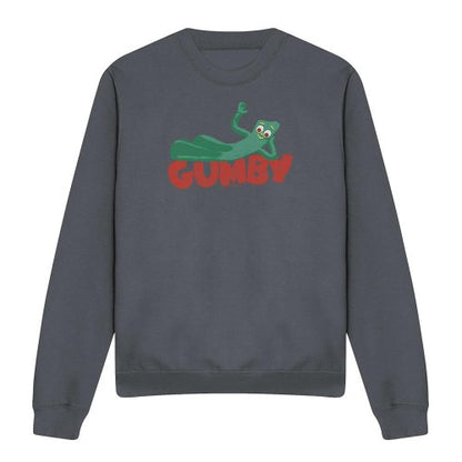 Front - Gumby Unisex Adult On Logo Sweatshirt