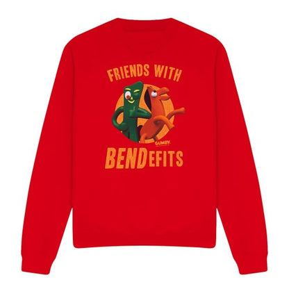 Front - Gumby Unisex Adult Bendefits Sweatshirt