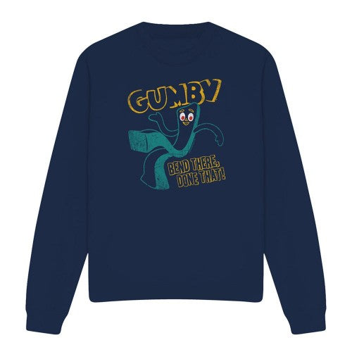 Front - Gumby Unisex Adult Bend There Sweatshirt