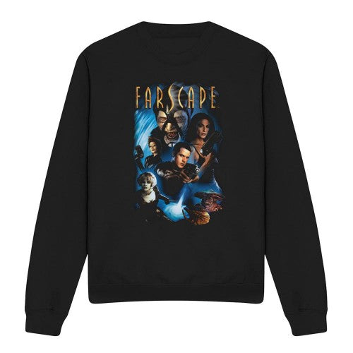 Front - Farscape Unisex Adult Comic Cover Sweatshirt