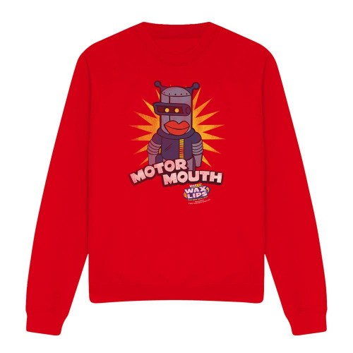 Front - Dubble Bubble Unisex Adult Motor Mouth Sweatshirt