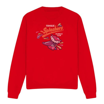 Front - Dubble Bubble Unisex Adult Distressed Logo Sweatshirt