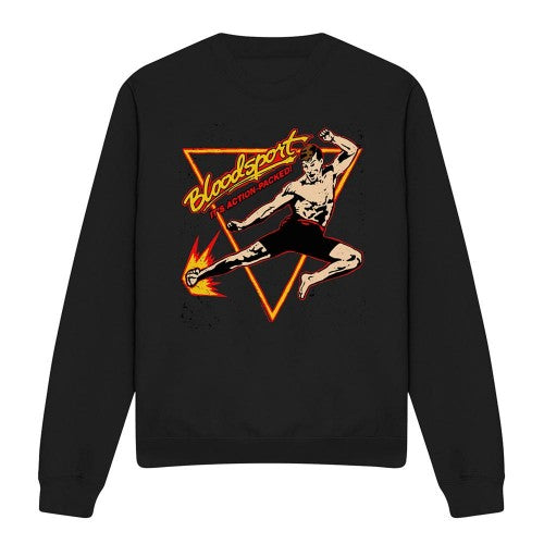 Front - Bloodsport Unisex Adult Action Packed Sweatshirt