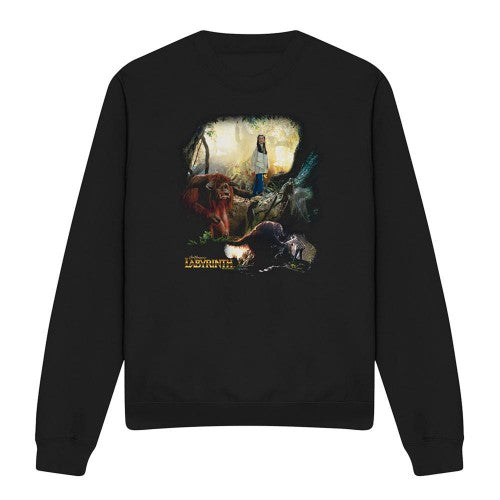 Front - Labyrinth Unisex Adult Sarah & Ludo Sweatshirt