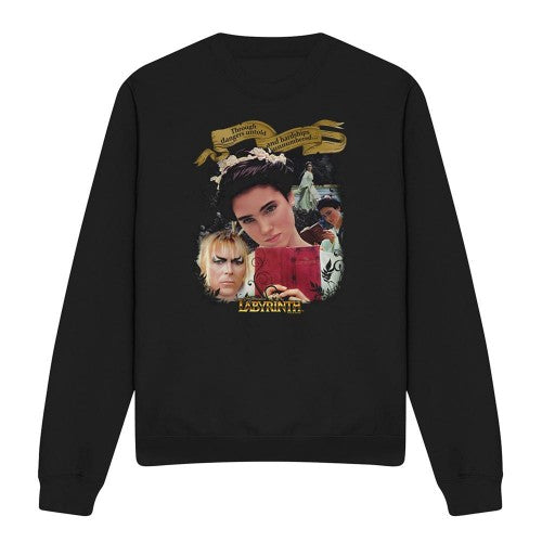 Front - Labyrinth Unisex Adult Dangers Untold Sweatshirt