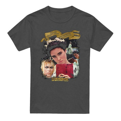 Front - Labyrinth Unisex Adult Dangers Untold Heather T-Shirt