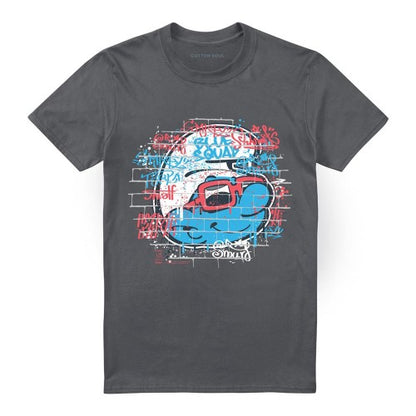 Front - The Smurfs Unisex Adult T-Shirt