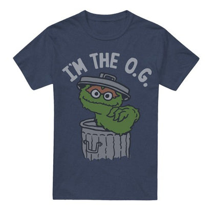 Front - Sesame Street Unisex Adult I´m The Og Heather T-Shirt