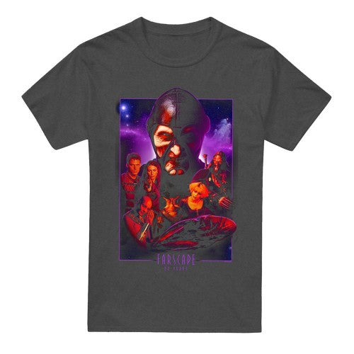 Front - Farscape Unisex Adult 20 Years Collage Heather T-Shirt