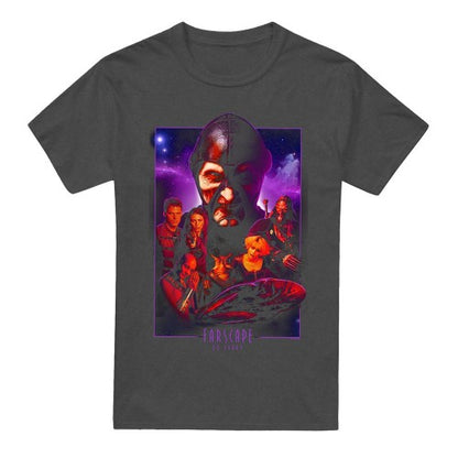 Front - Farscape Unisex Adult 20 Years Collage Heather T-Shirt