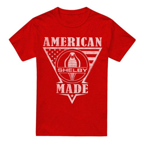 Front - Carroll Shelby Unisex Adult American Made Flag Heather T-Shirt