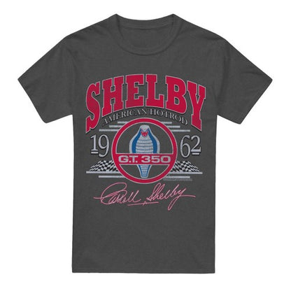 Front - Carroll Shelby Unisex Adult Hotrod Arched Heather T-Shirt
