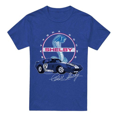Front - Carroll Shelby Unisex Adult Daytona Coupe Circle Logo Heather T-Shirt