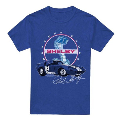 Front - Carroll Shelby Unisex Adult Daytona Coupe Circle Logo Heather T-Shirt