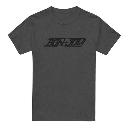 Front - Bon Jovi Unisex Adult New Logo Heather T-Shirt