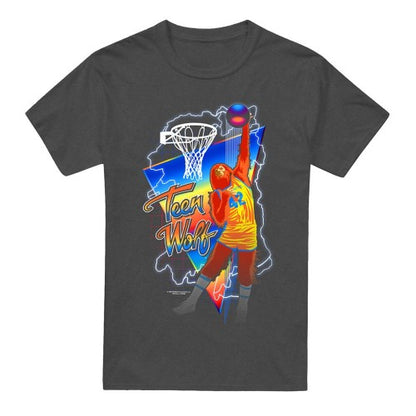 Front - Teen Wolf Unisex Adult Electric Heather T-Shirt