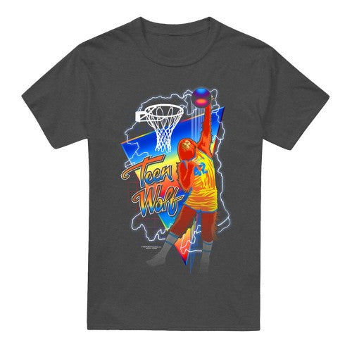 Front - Teen Wolf Unisex Adult Electric Heather T-Shirt