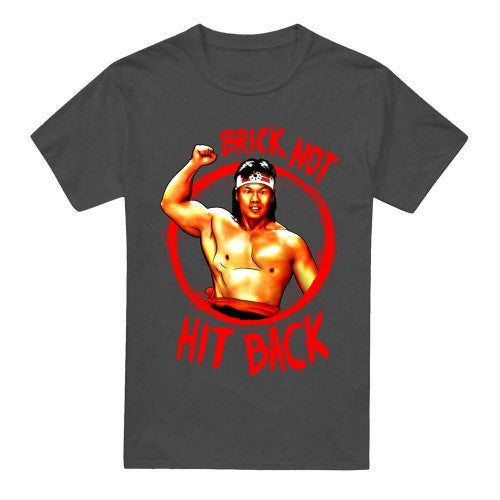Front - Bloodsport Unisex Adult Brick Not Hit Back Heather T-Shirt