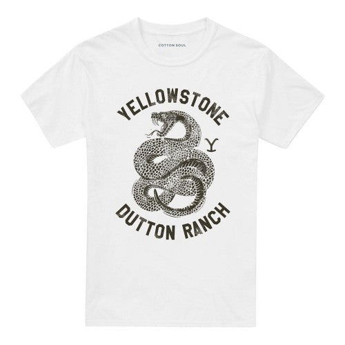 Front - Yellowstone Unisex Adult Dutton Ranch Snake T-Shirt