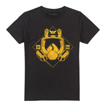 Front - Breaking Bad Unisex Adult Mask Logo T-Shirt