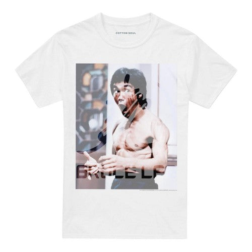 Front - Bruce Lee Unisex Adult Revving Up T-Shirt