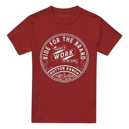 Front - Yellowstone Unisex Adult There´s Work to Be Done T-Shirt