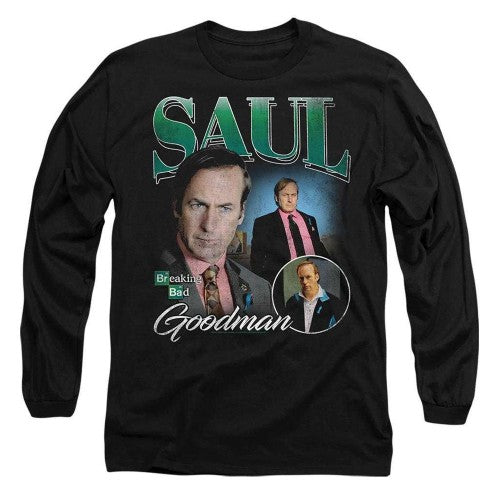 Front - Breaking Bad Unisex Adult Saul Goodman Homage Long-Sleeved T-Shirt